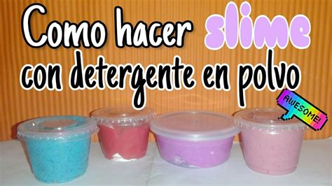 cosas para hacer slime|como hacer slime con detergente.